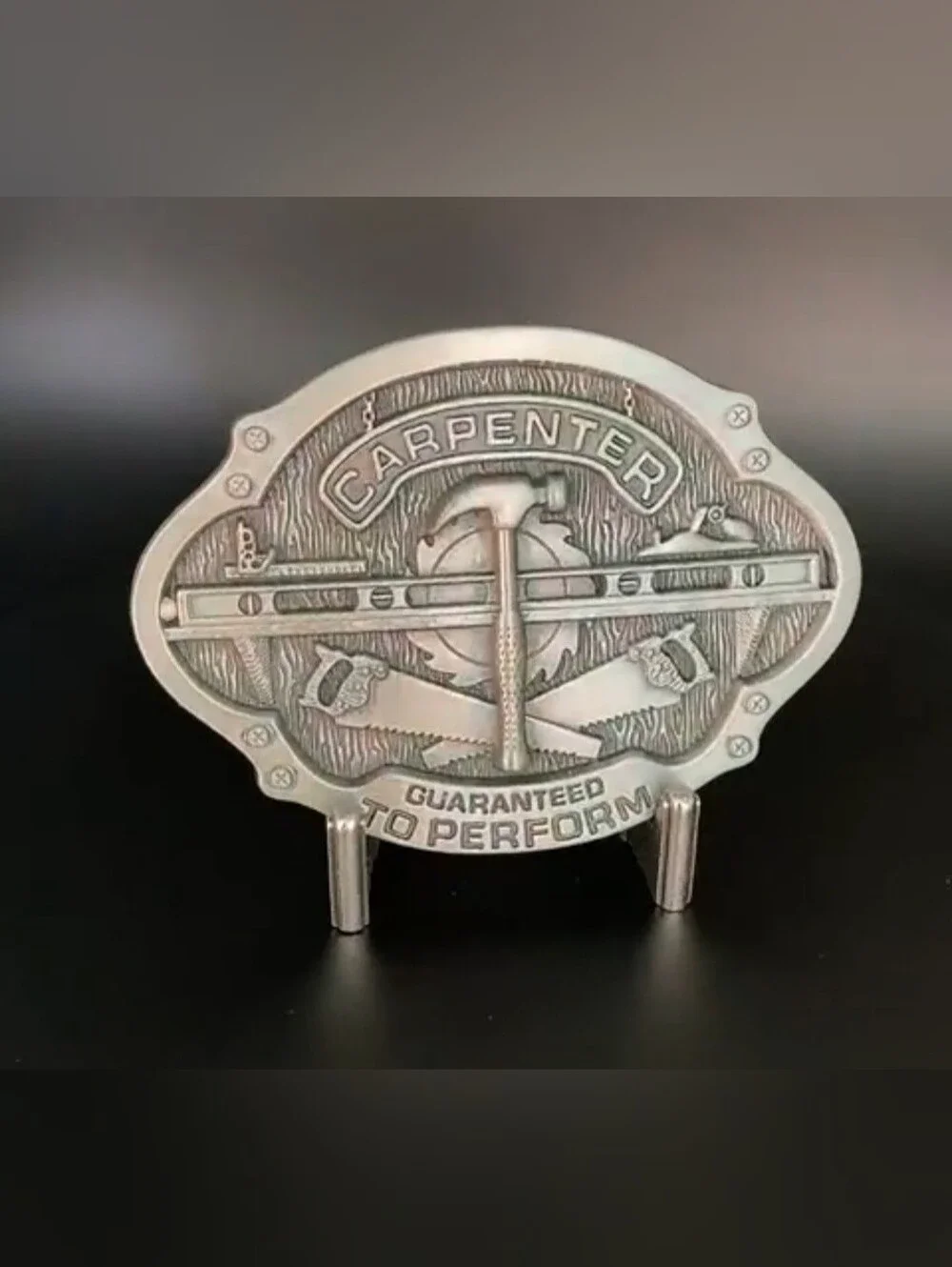 New carpenter Hammer Level Saw Tools belt buckle